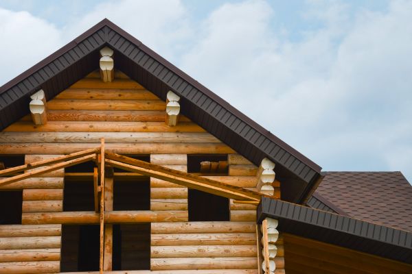 Log Home Siding Installation in Missoula